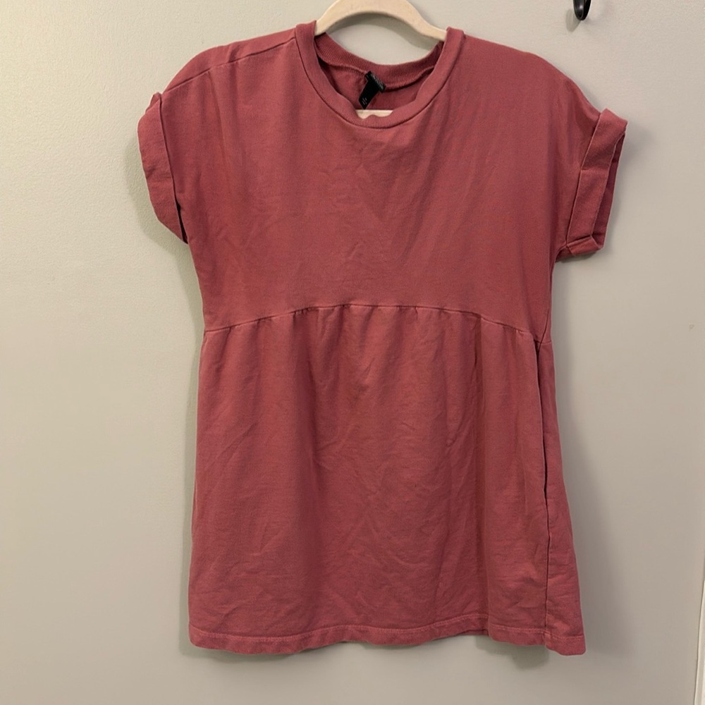 Maternity shirt short sleeve